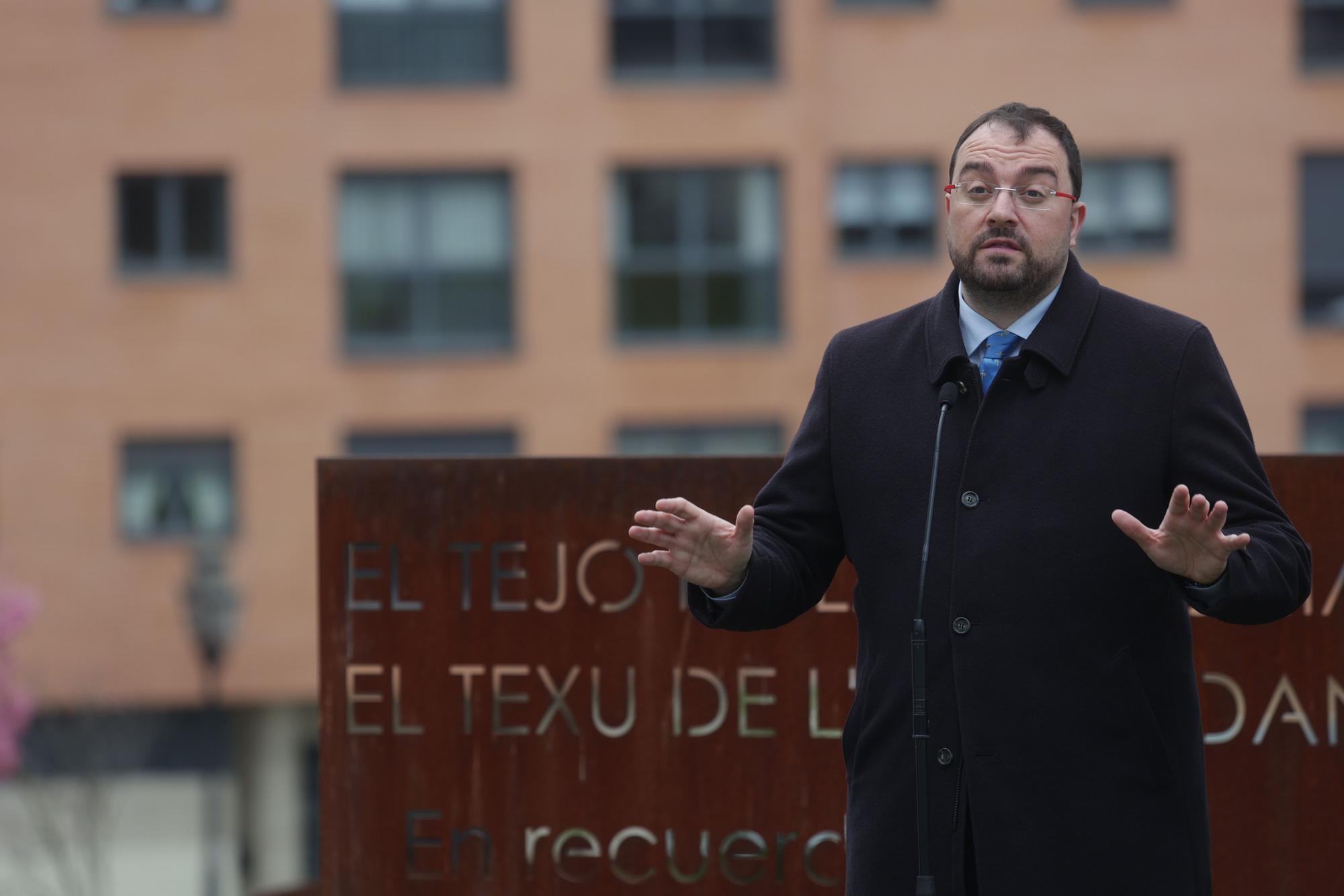 Homenaje a los fallecidos por covid en Asturias