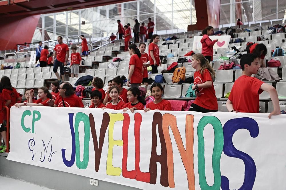 Jornada deportiva con centenares de escolares