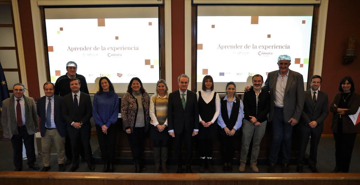 Participantes en la jornada celebrada en la Cámara de Comercio de Zaragoza.