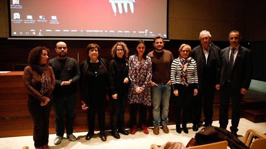 Acto organizado hoy en el Museo Etnográfico por el Comité Ciudadano Antisida de Zamora.