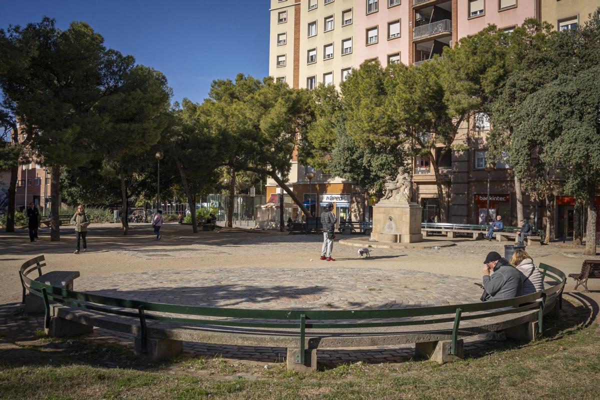 Barcelona. 27 de noviembre del 2025. Barcelona prepara reforma de Plaza de Sants cuando acaben las obras de acceso del metro. Fotos Sandra Roman