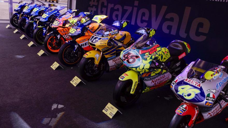 Las motos con las que triunfó Valentino Rossi