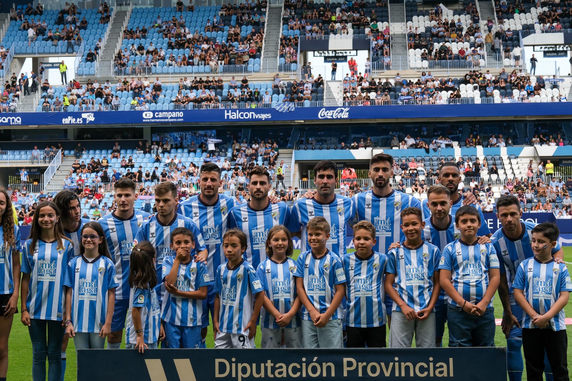 El Málaga CF - UD Ibiza, último partido de la Liga 22/23, en imágenes