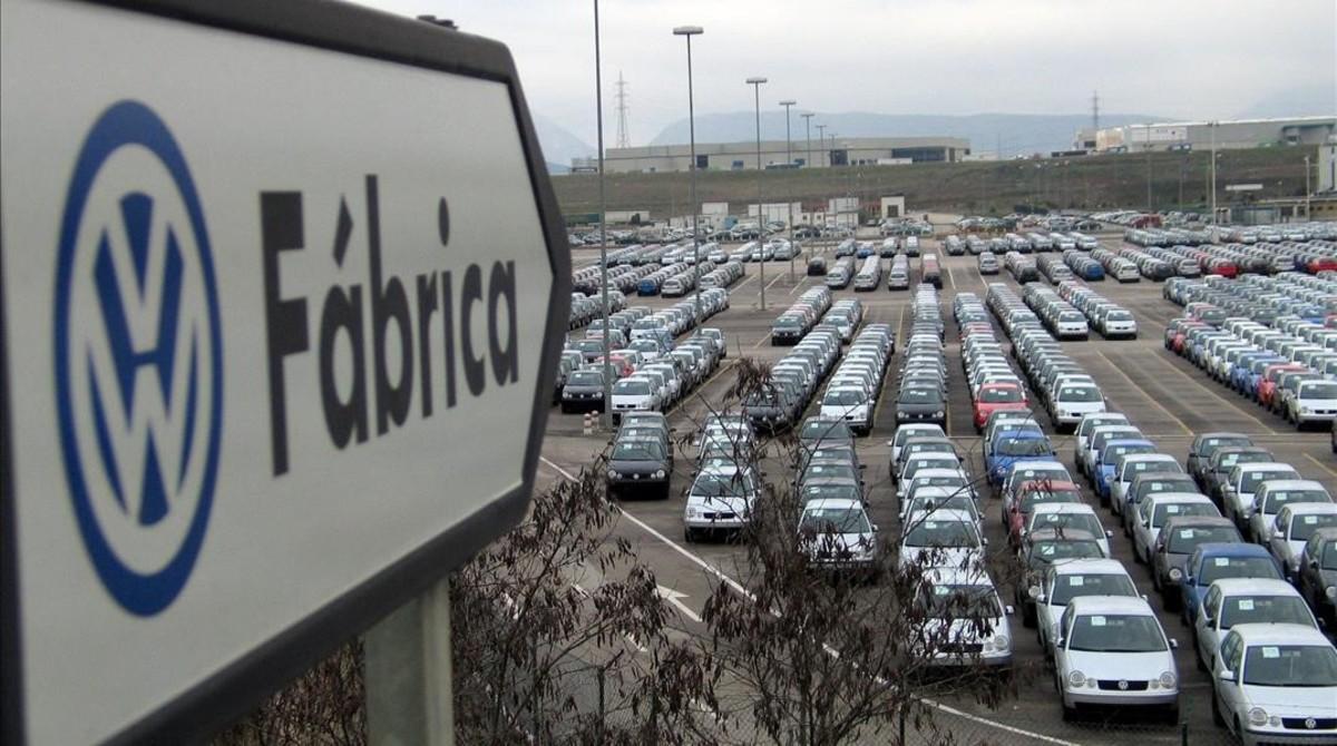 Fábrica de Volkswagen en Landaben (Navarra).