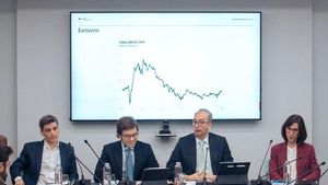 Los responsables de Santander AM de izquierda a derecha, Borja Díaz-Llanos, Jacobo Ortega, José Mazoy y Delfina Pérez.