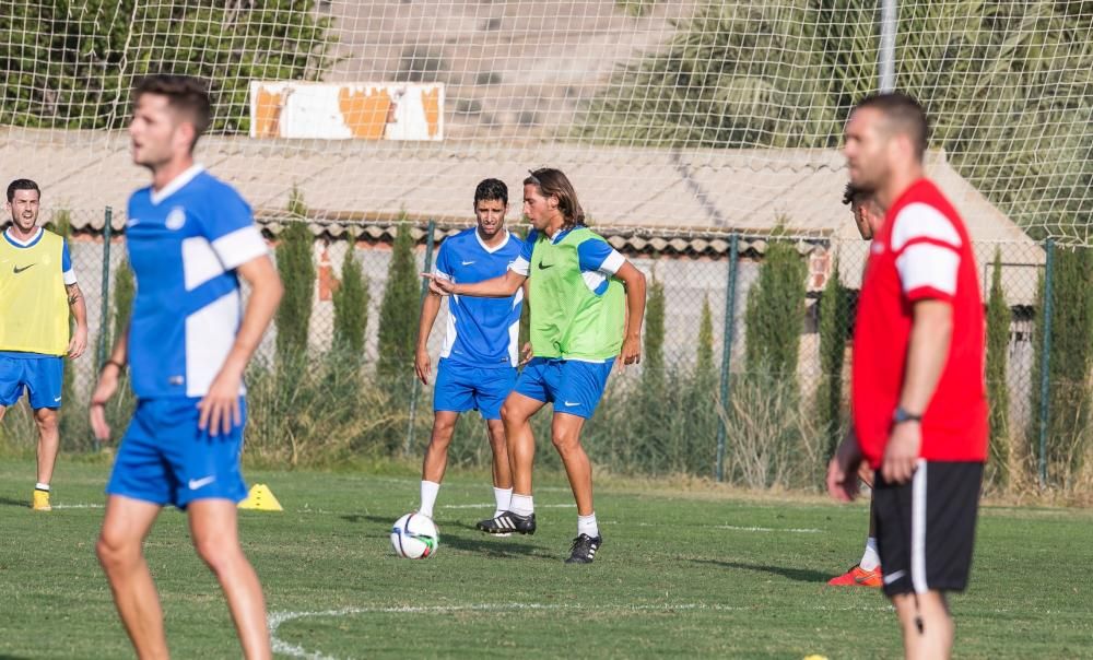 Primer entrenamiento del Hércules