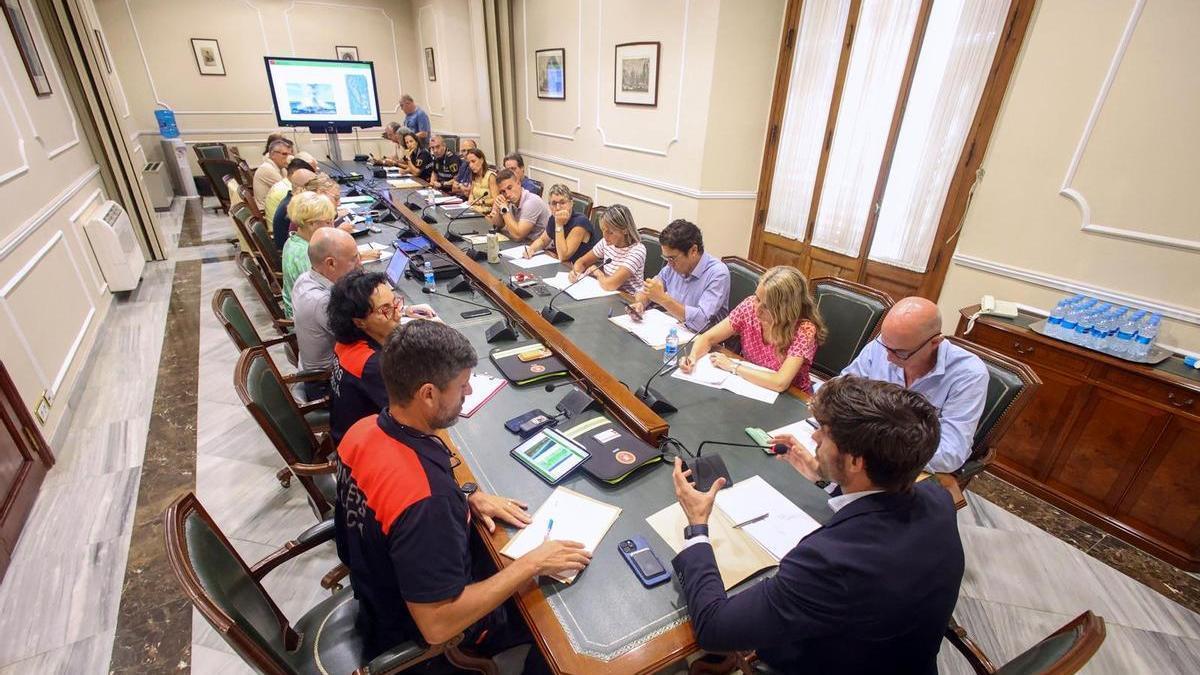 Imagen de Junta Extraordinaria de Protección Civil celebrada esta mañana