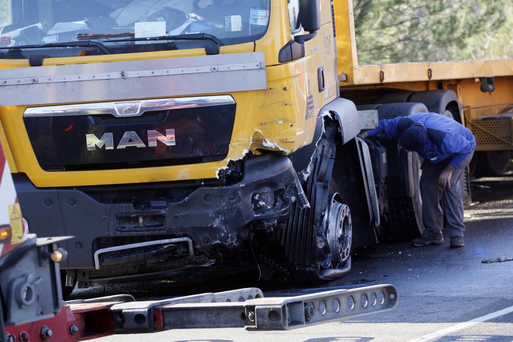 Accident greu a Cassà de la Selva