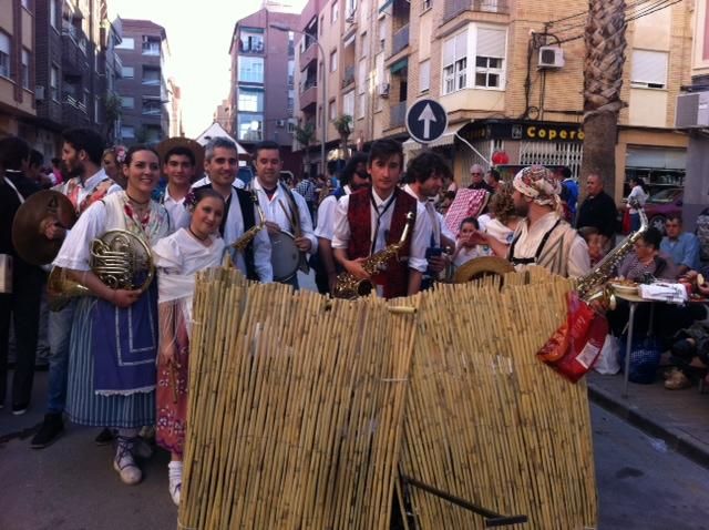 Desfile de Carrozas de San Isidro en Mula
