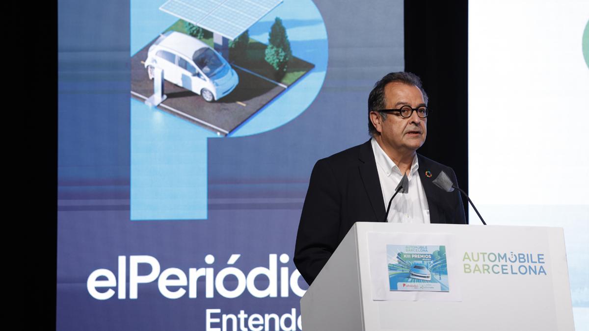 Albert Sàez en la entrega de los premios Automobile Barcelona by El Periódico