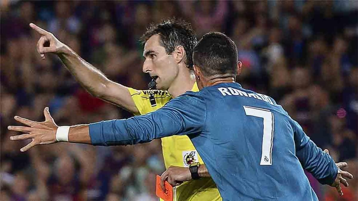 Burgos Bengoetxea expulsó a Cristiano Ronaldo