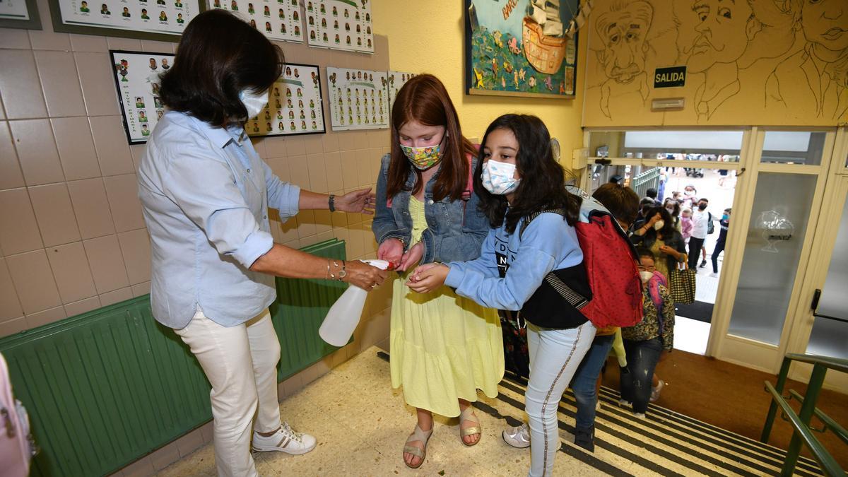 Las imágenes de la vuelta al cole en Galicia