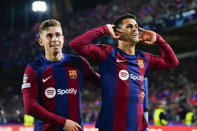 El Barça-Nàpols, en fotos