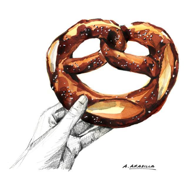 Los tradicionales pretzels suizos