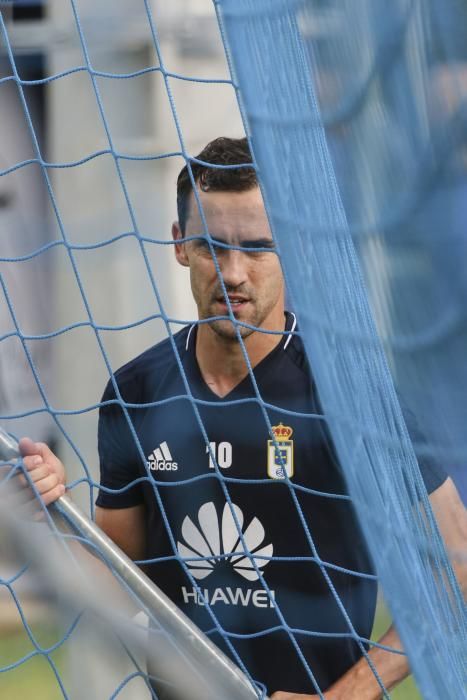 Entrenamiento del Oviedo previo al Lugo