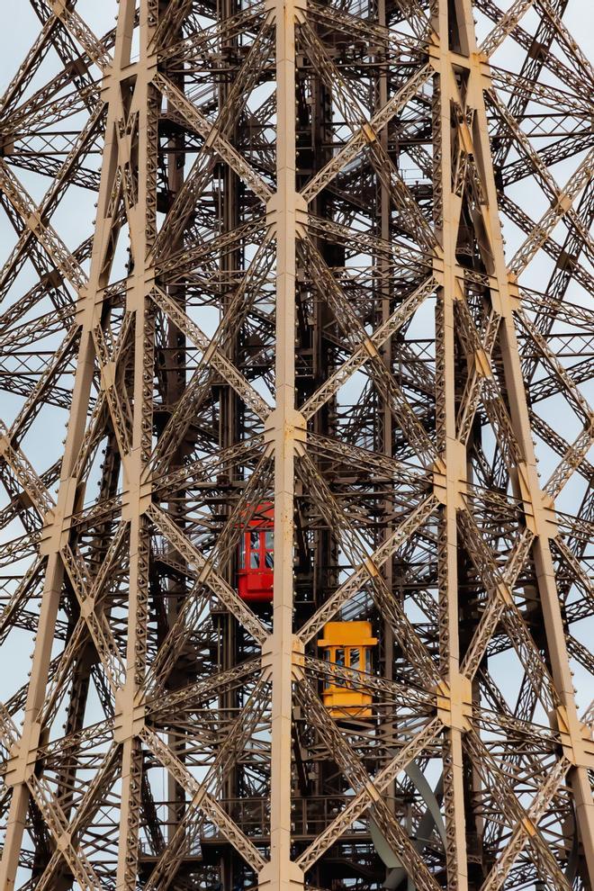 Ascensores de la Torre Eiffel.