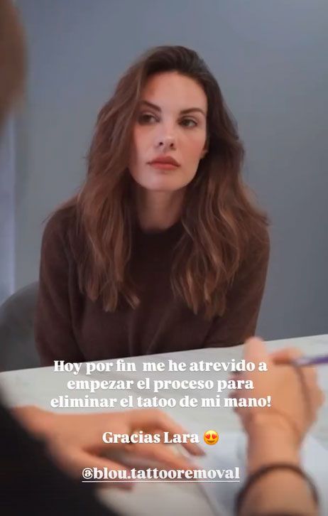 Jessica Bueno se borra el tatuaje que se hizo por su ex con este mensaje: "Hoy por fin me he atrevido"