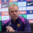Hansi Flick, en rueda de prensa antes del Atlético - FC Barcelona de Liga
