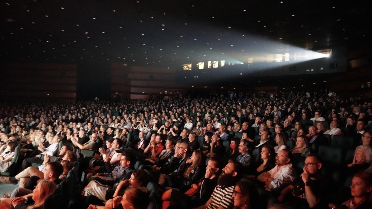 El interior del Auditori del Melià Sitges en la gala inaugural del festival