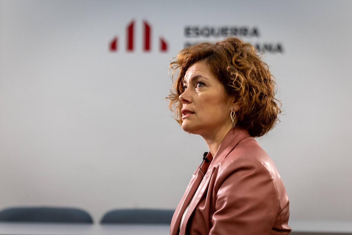 La candidata de ERC a la Alcaldía de Barcelona, Elisenda Alamany.