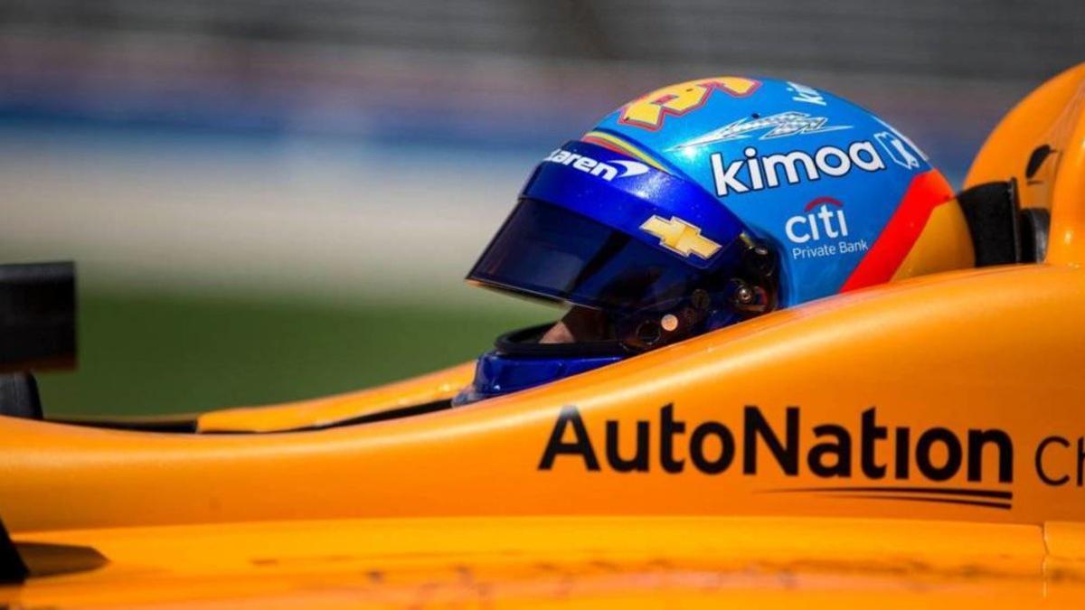 Alonso, en el test de Indianápolis