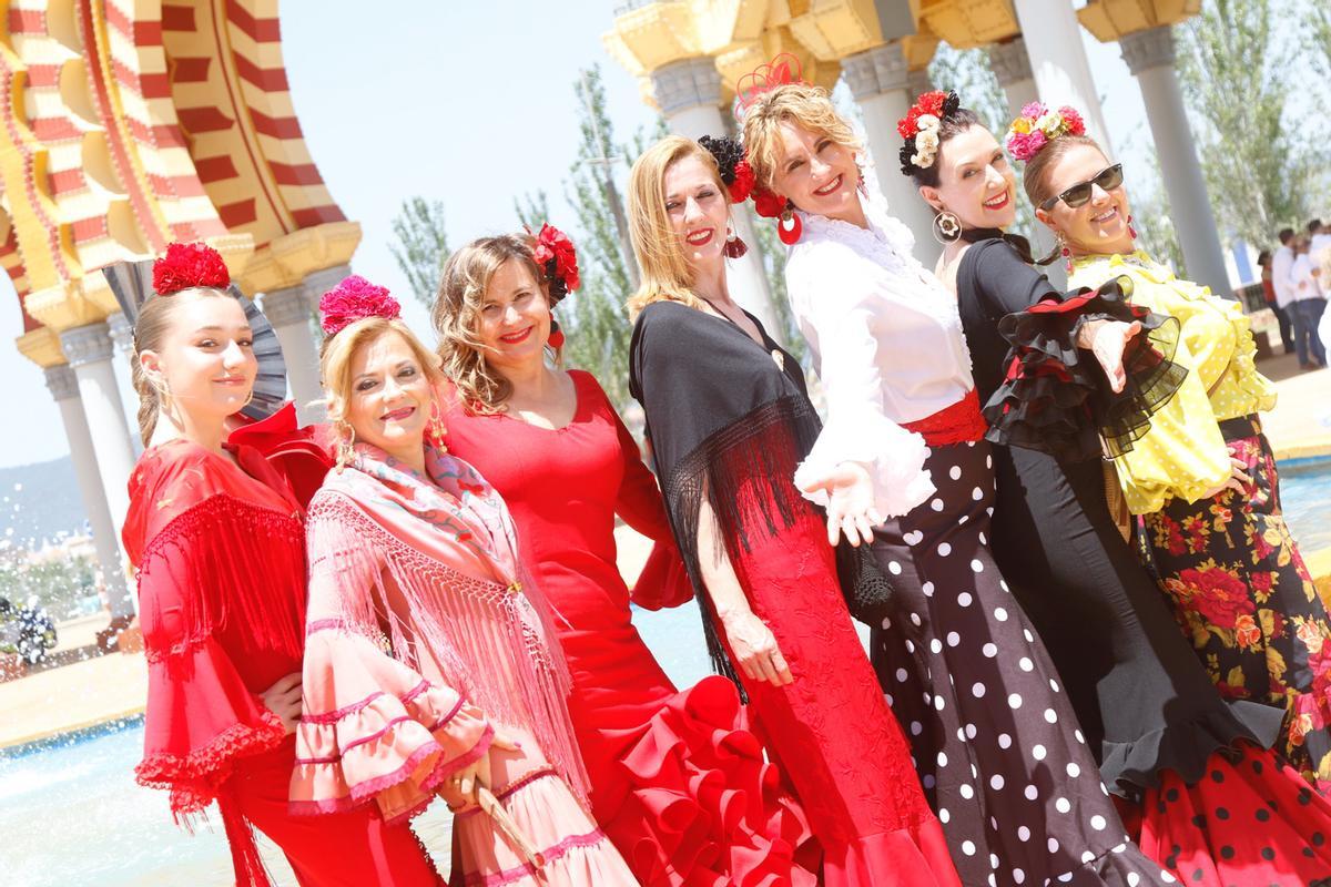 Amigos y familiares en el último día de Feria Amigos y familiares en el último día de Feria