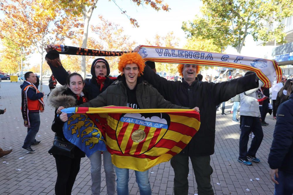 Aficionados del Valencia en Getafe