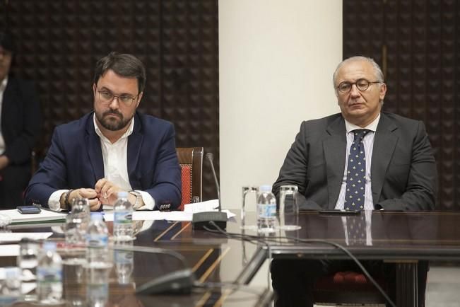 10/04/2017.CANARIAS.Sesión de comisión sobre la reforma del sistema electoral en el Parlamento de Canarias..Fotos: Carsten W. Lauritsen