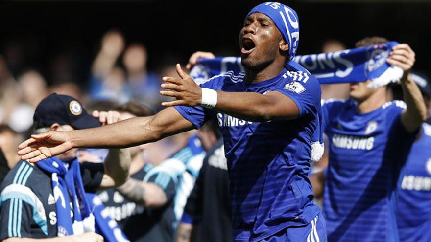 Los jugadores del Chelsea celebran su triunfo.