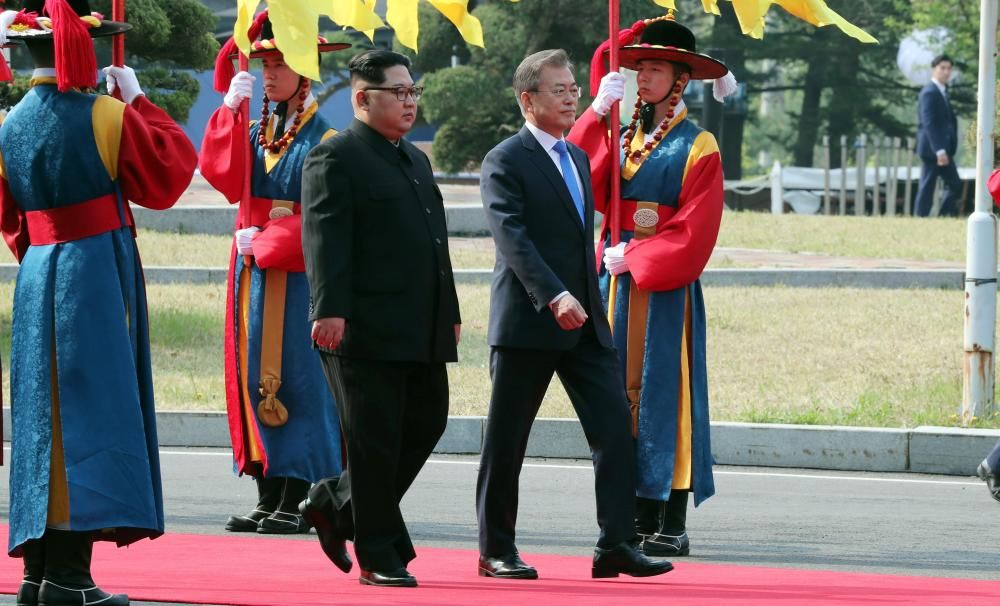 Encuentro entre Kim Jong-un y Moon Jae-in