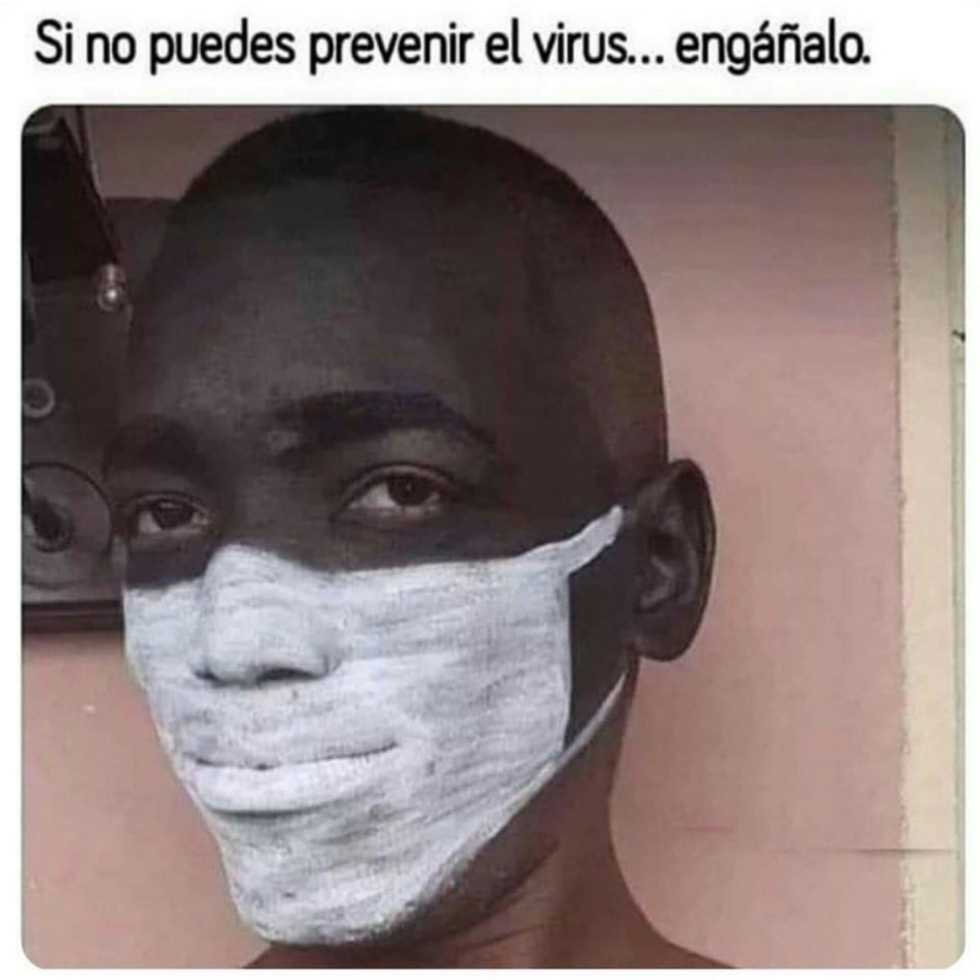 Algunos memes 'enmascarados'