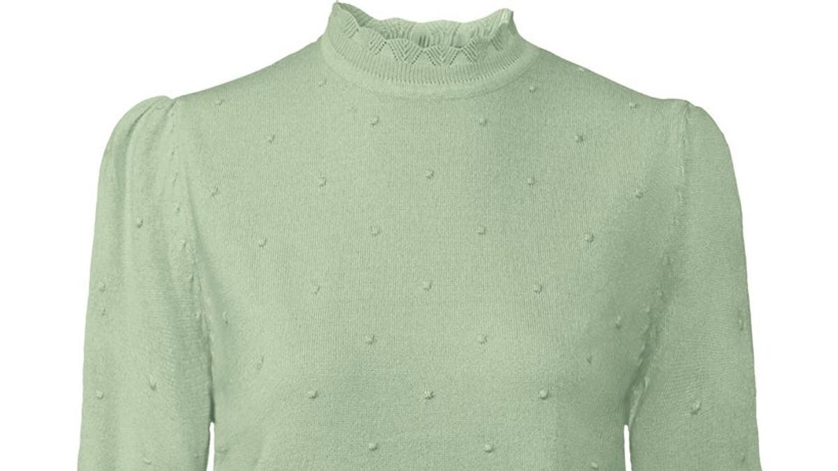 El jersey verde clarito de Lidl que cuesta solo 7,99 y que promete suavidad, 'bonitez y cuquez' 