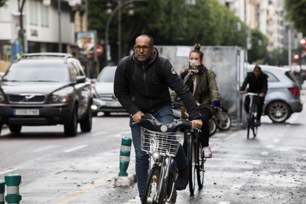 Uno de cada cinco vehículos que circulan por Colón ya son bicicletas o patinetes