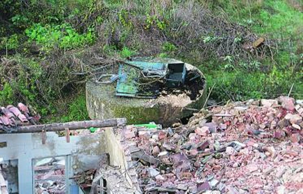 La casamata, el pasado día 8, antes de su destrucción. | f. díaz