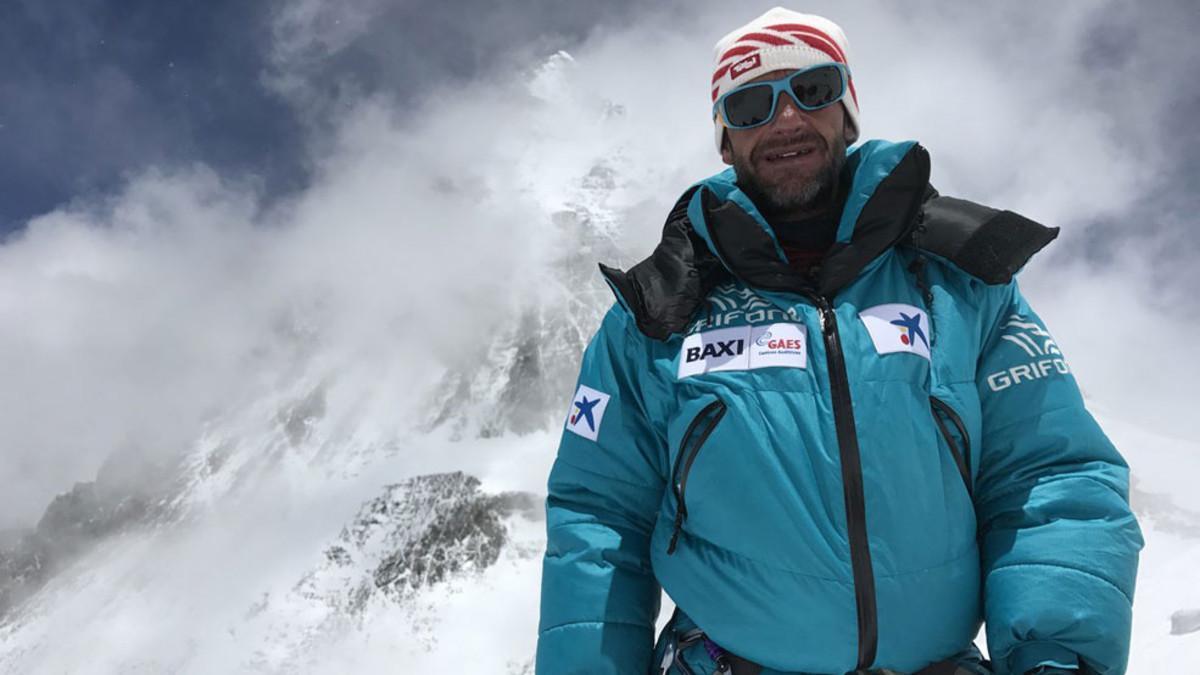 Latorre en el C4 del Everest