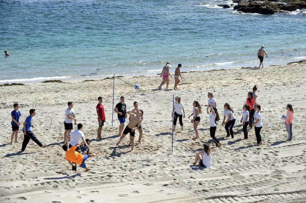 Día de playa en A Coruña