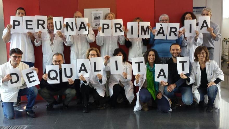 Protestaktion von Mitarbeitern im öffentlichen Gesundheitssystem auf Mallorca