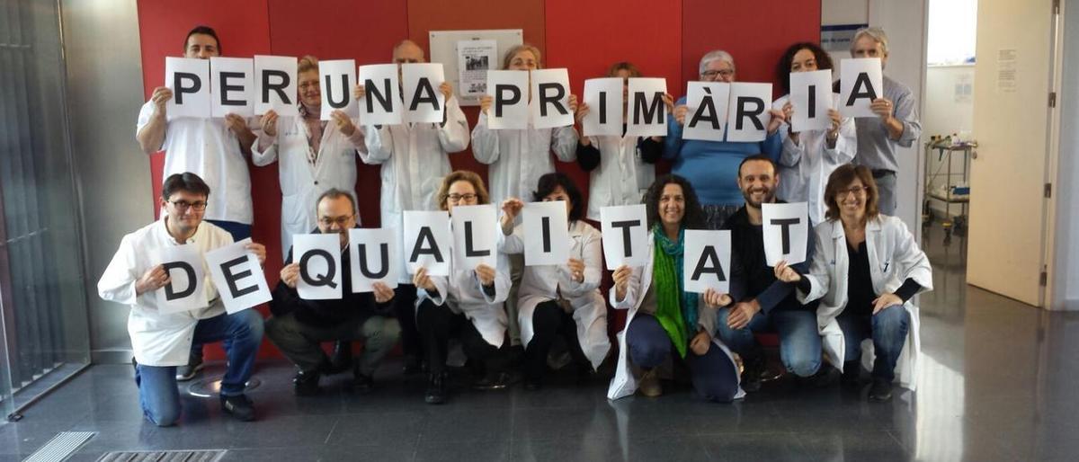 Protestaktion von Mitarbeitern im öffentlichen Gesundheitssystem auf Mallorca