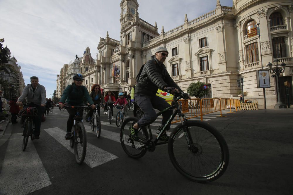 'Bicimanifestación' hasta Burjassot