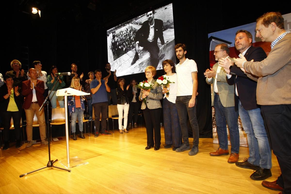 CHA rinde homenaje a Chesús Bernal en su mitin central