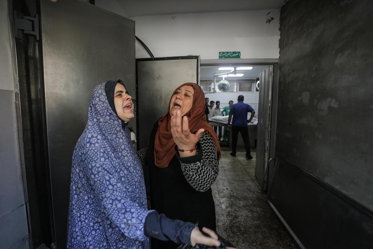 Drama en el hospital Al-Shefa de Gaza: se acumulan los cadáveres de palestinos