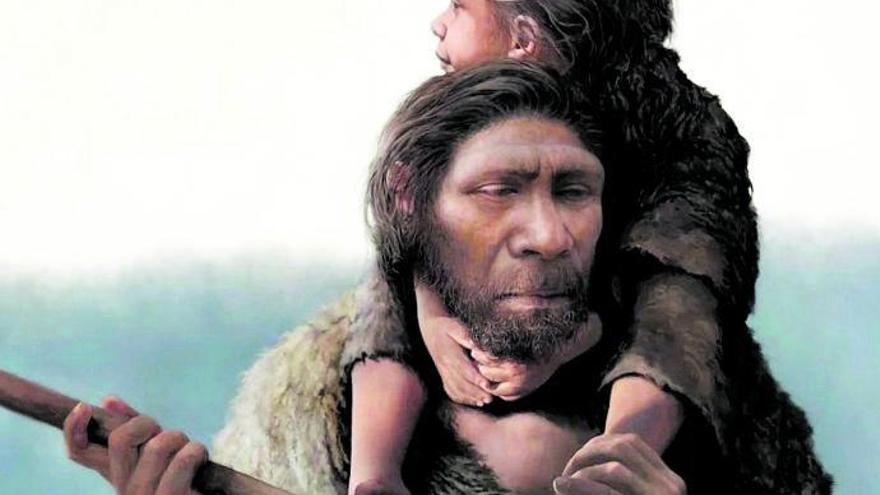 El primer retrato de una familia neandertal