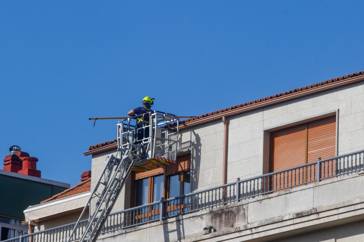 Inspección de las cubierta del inmueble