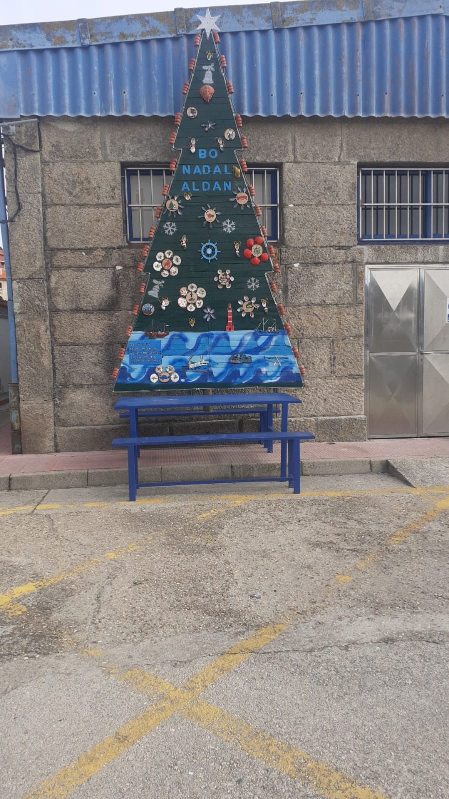 Imagen completa del árbol en Aldán.