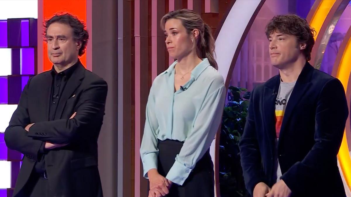 Pepe Rodríguez, Marta Sanahuja y Jordi Cruz en 'MasterChef'