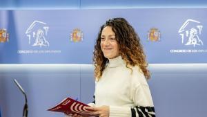 La portavoz de los Comuns y diputada de Sumar en el Congreso, Aina Vidal.