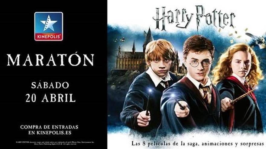 El maratón de &quot;Harry Potter&quot; vuelve a Kinépolis