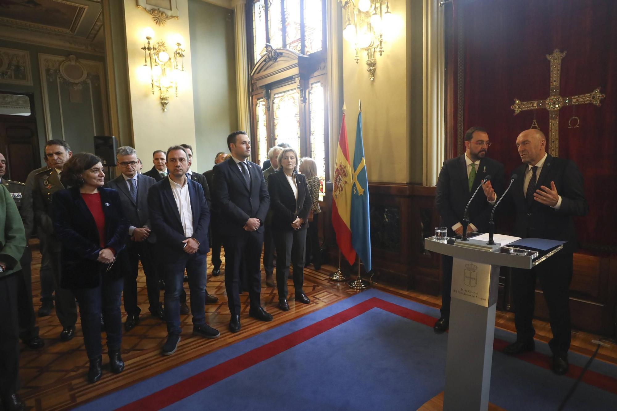 Acto del Día de la Constitución en la Junta del Principado de Asturias