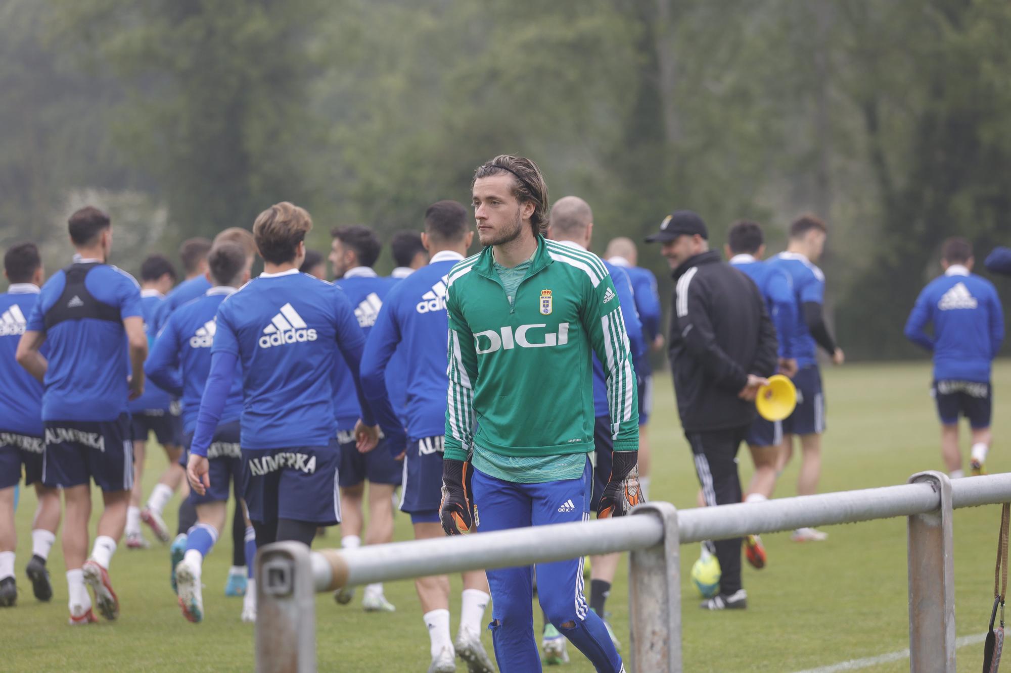 Las imágenes del entrenamiento del Oviedo