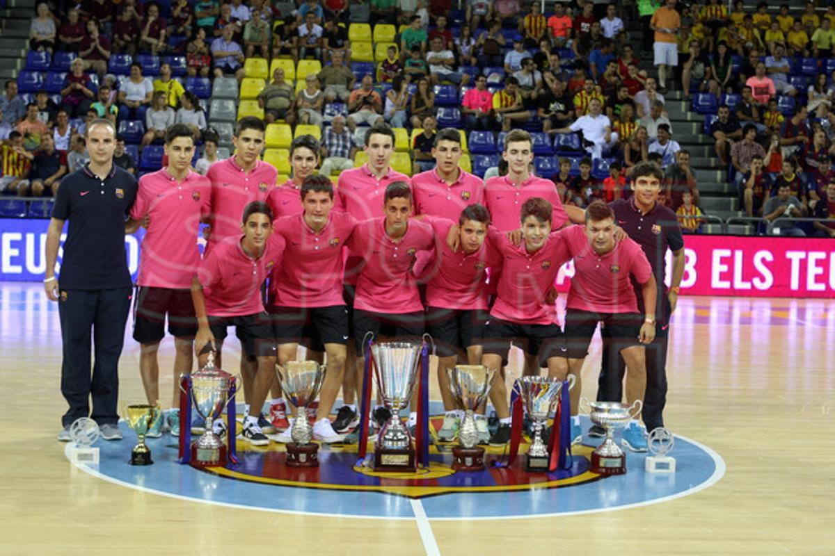 Las mejores imágenes del Barça-Burela Las mejores imágenes del Barça-Burela